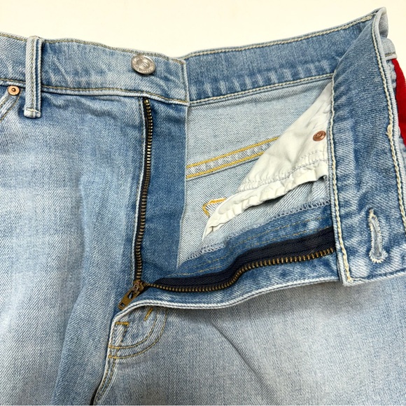 MOTHER Easy Does It Shorts Thanks Again Racer Striped Raw Hem Anchor Nautical 28 - Picture 8 of 14